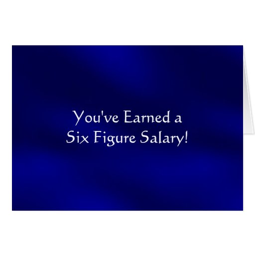 how to earn a 6 figure salary