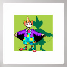 YoYo Clown Print