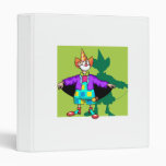 YoYo Clown Vinyl Binder