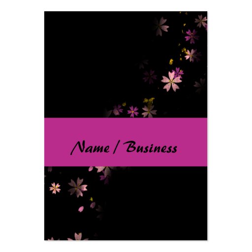 Yozakura card business card (front side)
