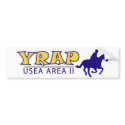 YRAP Logo Bumper Sticker bumper stickers by a2yrap YRAP Logo Bumper Sticker bumper stickers