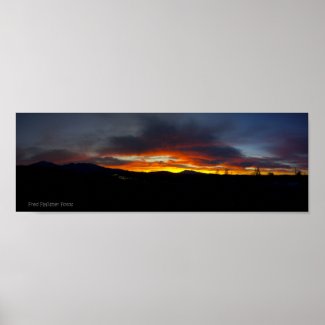 Yucaipa Valley Sunrise Panorama print