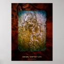 Yucatan Mayan Serpent God Art Print