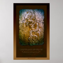 Yucatan Mayan Serpent God Chant Art Print
