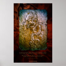 Yucatan Mayan Serpent God Chant Art Print