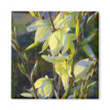 Yucca Flowers Magnet by littlewingdesign Yucca Flowers Magnet