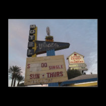 Yucca Motel Las Vegas Postcards postcards