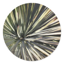 Yucca Radial RSVP Wedding Seals Sticker