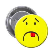 "Yuck!" Smiley Button