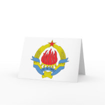 Yugoslavia Coat of Arms (1963) Greeting Card