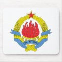 Yugoslavia Coat of Arms (1963) Mousepad by FlagTshirts Yugoslavia Coat of Arms (1963) Mousepad