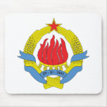 Yugoslavia Coat of Arms (1963) Mousepad