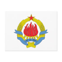 Yugoslavia Coat of Arms (1963) Postcard