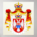 Yugoslavia Coat of Arms detail Poster
