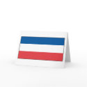Yugoslavia Flag Greeting Card