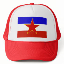 Yugoslavia Flag hats by coolcountry Yugoslavia Flag hats