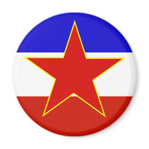 Yugoslavia Flag magnets by coolcountry Yugoslavia Flag magnets