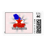 Yugoslavia Flag Map 2.0 Stamp
