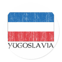 Yugoslavia Flag Stickers