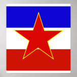 Yugoslavia High quality Flag Print