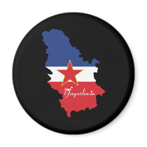 Yugoslavia Magnet by worldtees Yugoslavia Magnet