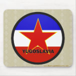 Yugoslavia Roundel quality Flag Mousepad