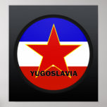 Yugoslavia Roundel quality Flag Posters