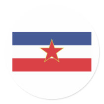 Yugoslavia Sticker by worldtees Yugoslavia Sticker