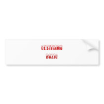 Yugoslavian: Cestitamo Bozic bumper stickers by holidaysgear Yugoslavian: Cestitamo Bozic bumper stickers