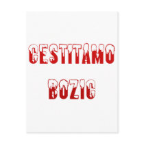 Yugoslavian: Cestitamo Bozic postcards