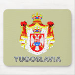 Yugoslavian Emblem Mouse Mat
