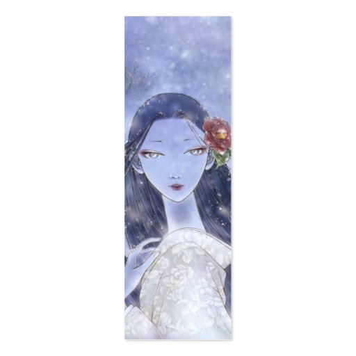 Yukionna Bookmark Business Cards (front side)