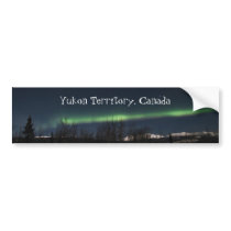 Yukon Aurora Borealis; Yukon Territory Souvenir Bumper Stickers
