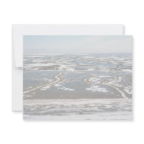 Yukon Delta - Aerial View invitations