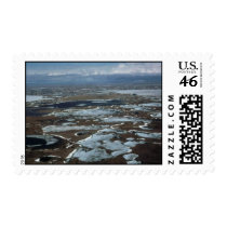 Yukon Delta - Aerial View postage