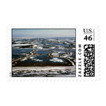 Yukon Delta - Aerial View postage