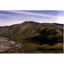 Yukon Delta Area Aerial View photo sculptures