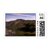Yukon Delta Area Aerial View postage