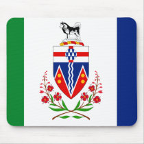 YUKON FLAG mousepads by flagshirts YUKON FLAG mousepads