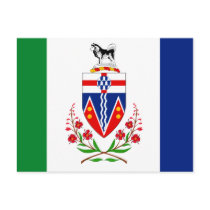 YUKON FLAG POST CARD