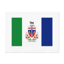 YUKON FLAG postcards by flagshirts YUKON FLAG postcards