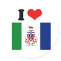 YUKON FLAG stickers