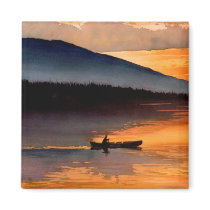"Yukon Passage" Landscape Watercolor magnets by PaulJacksonart "Yukon Passage" Landscape Watercolor magnets