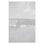 Yukon Quest B&amp;W Personalized Stationery