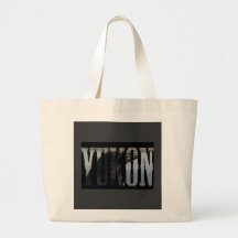Yukon Raven Stencil Tote Bags