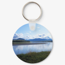 yukon river in eagle ak keychains