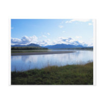 yukon river in eagle ak postcards