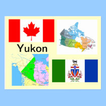 Yukon Territory Canada postcards