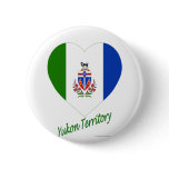 Yukon Territory Flag Heart with Name buttons