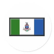 Yukon Territory Flag stickers
